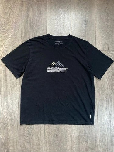 Jack & Jones Black Graphic T-Shirt Logo Tee L
