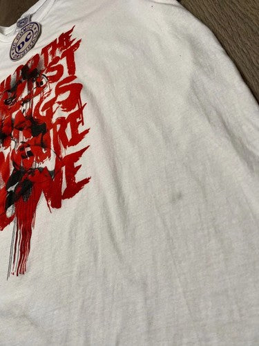Gildan DC Comics Harley Quinn white graphic tee - new with tags, size