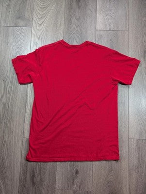 Gildan Softstyle "No Propaganda" Graphic T-Shirt - Red - Size M