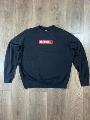 Nike Just Do It graphic box print Sweatshirt