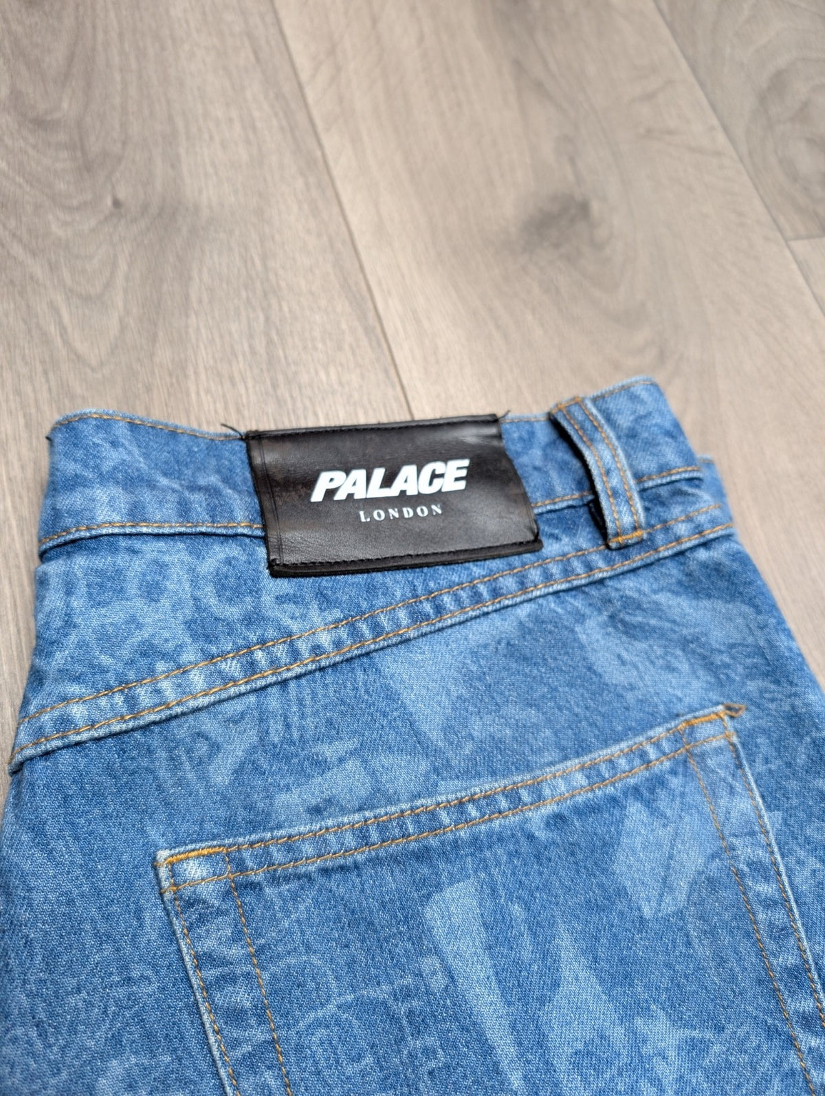 Palace Sticker Pack Denim Jeans W32 Skate Streetwear Blue Mens Genuine